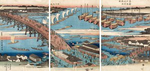 木版画 作： Utagawa Hiroshige
